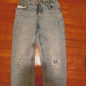 Zara faded blue jeans size 11/12 boys